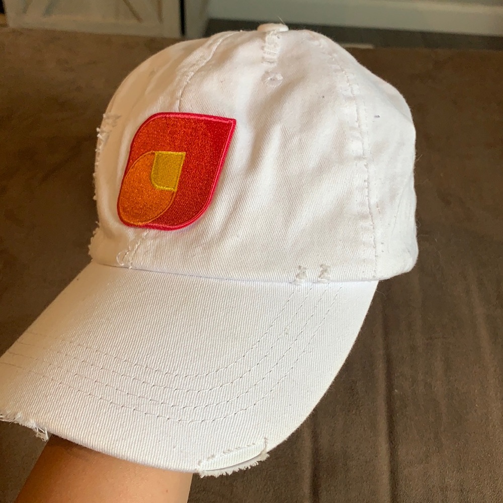 White baseball cap